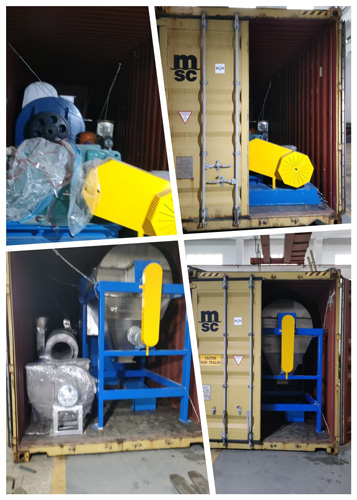 50吨鱼粉生产线干燥机、冷却机成功发往突尼斯